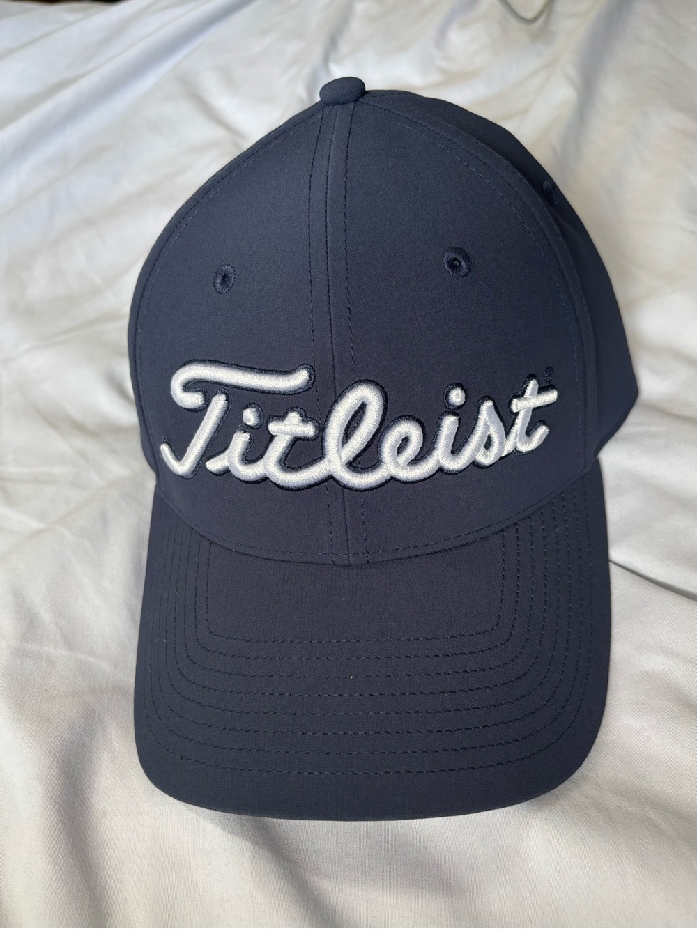 Titleist Navy Cap with White Script Logo